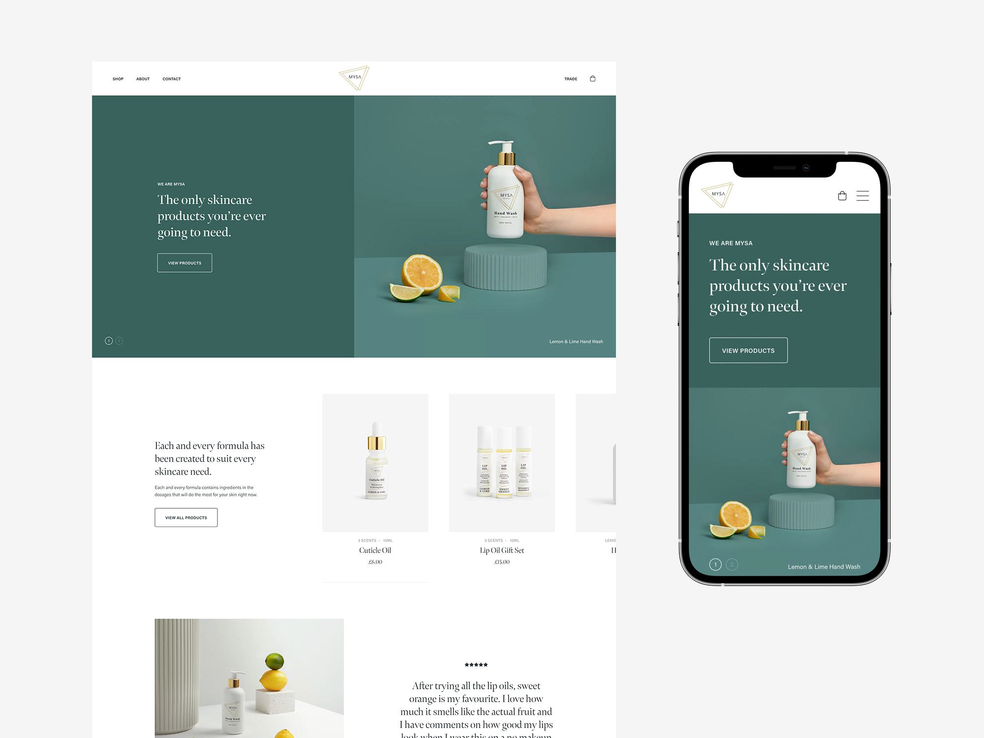 MYSA Responsive Design